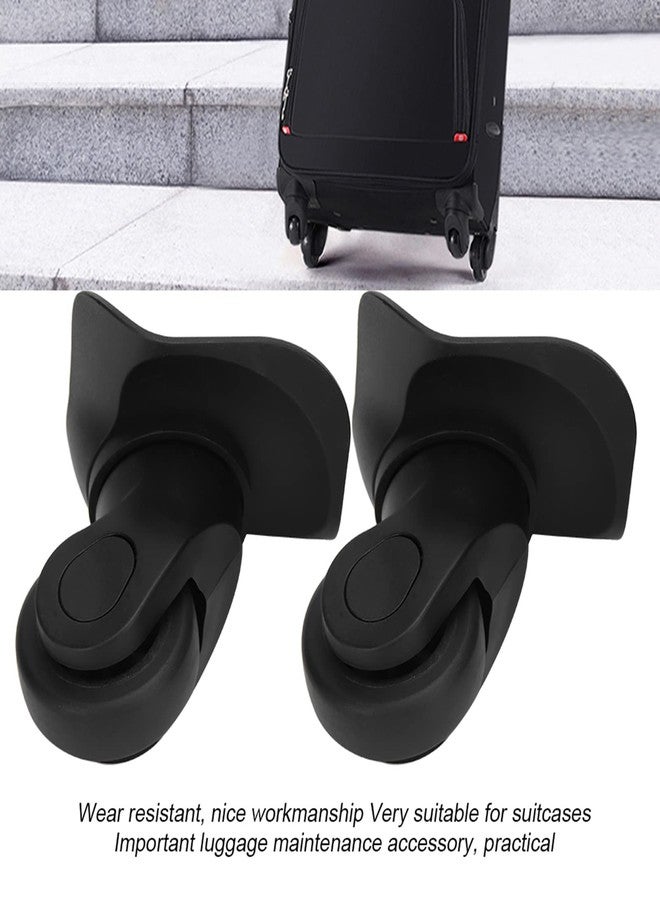 QANYEGN Black Suitcase Wheel, Single Row Luggage Replacement, PP Luggage Parts for Travel, Outdoors - Image 4